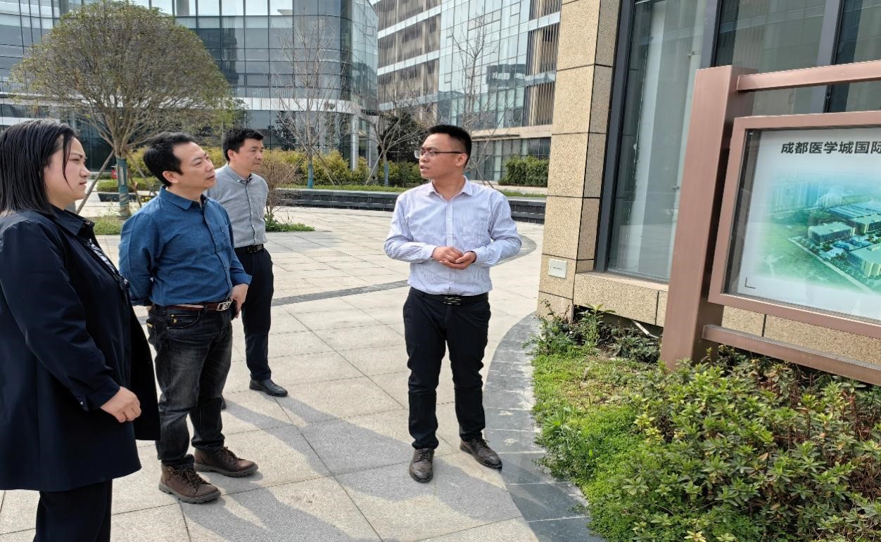 鲜农都集团应邀考察成都市温江区 鲜农都集团应邀考察成都市温江区